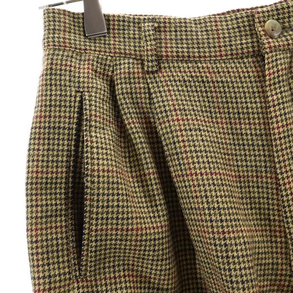 L.L.Bean エルエルビーン 80s ヴィンテージ ウール 千鳥格子 スラックスパンツ 8P レディース