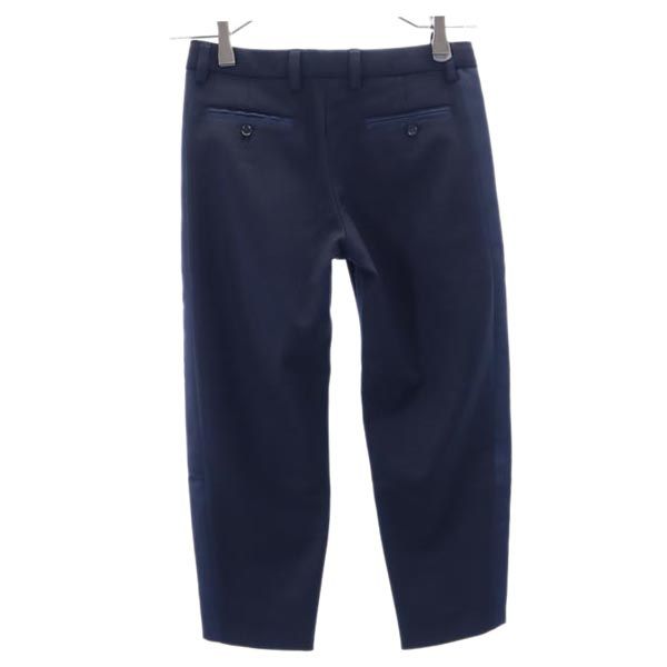 未使用 Emporio Armani エンポリオアルマーニ サイドライン セレモニー パンツ 130cm ネイビー系 テーパード キッズ