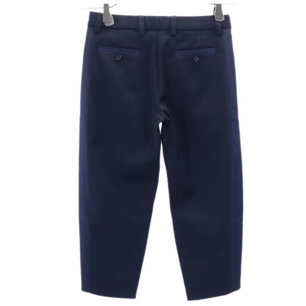 未使用 Emporio Armani エンポリオアルマーニ サイドライン セレモニー パンツ 118cm ネイビー系 テーパード キッズ