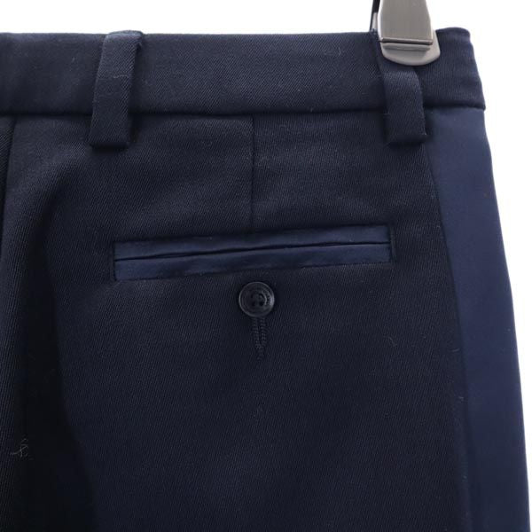 未使用 Emporio Armani エンポリオアルマーニ サイドライン セレモニー パンツ 118cm ネイビー系 テーパード キッズ