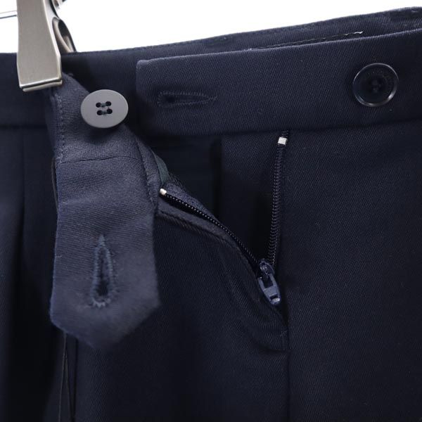 未使用 Emporio Armani エンポリオアルマーニ サイドライン セレモニー パンツ 118cm ネイビー系 テーパード キッズ