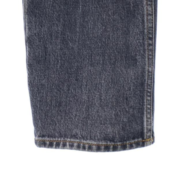 ACNE STUDIOS アクネストゥディオズ BlaKonst イタリア製 ストレートデニムパンツ w24 ブラック系 ボタンフライ ジーパン レディース