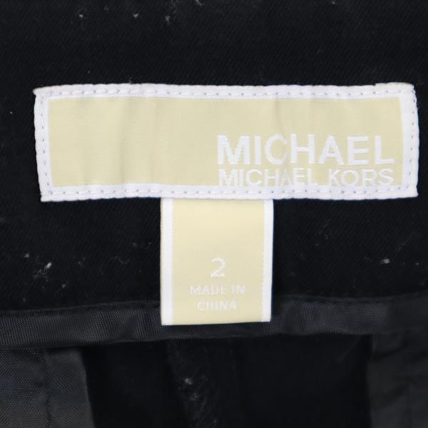 Michael Kors マイケルコース リラックス テーパードパンツ 2 黒 レディース