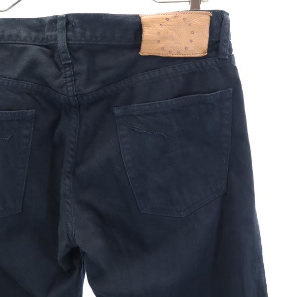 Mynt Denim ミントデニム USA製 テーパードデニムパンツ w31 ブラック系 ボタンフライ ジーパン メンズ
