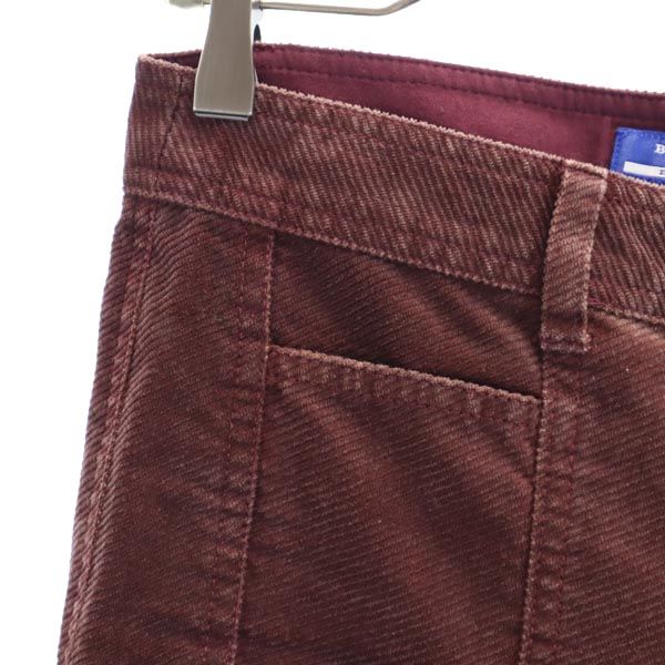 バーバリーブルーレーベル 三陽商会 日本製 コーデュロイパンツ 36 ブラウン系 BURBERRY BLUE LABEL レディース