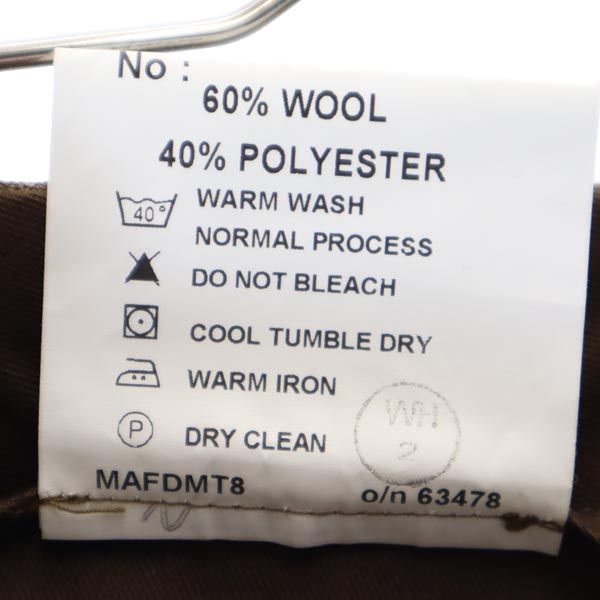 美品 TROUSERS MANS トラウザーズマン 8405-99-983-1279 ミリタリーパンツ 90-80-96 茶系 メンズ