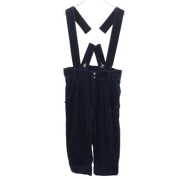 HYSTERIC GLAMOUR ヒステリックグラマー 肩紐付き コーデュロイパンツ S 黒 レディース