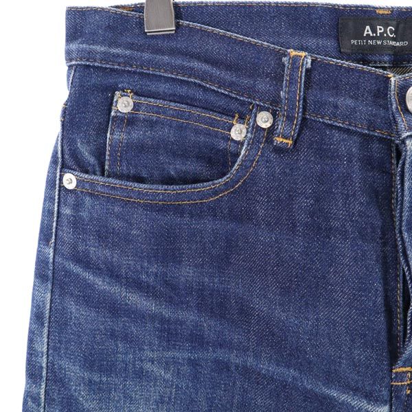 A.P.C. アーペーセー ストレートデニムパンツ w27 ボタンフライ ジーパン レディース