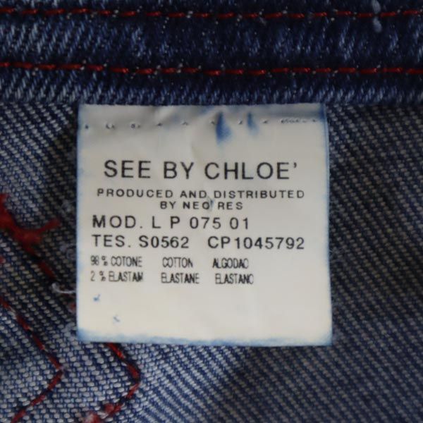SEE BY CHLOE シーバイクロエ ブーツカットデニムパンツ 36 ジーパン フレアデニム レディース