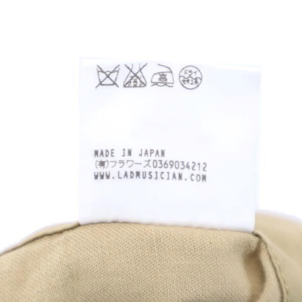 ラッドミュージシャン ロングパンツ 46 ベージュ LAD MUSICIAN 撥水加工 レディース