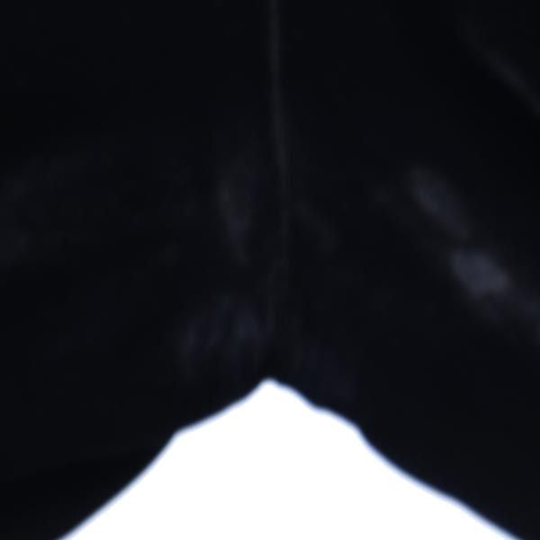 GIORGIO ARMANI ジョルジオアルマーニ ベロア調 ロングパンツ 40 ブラック レディース