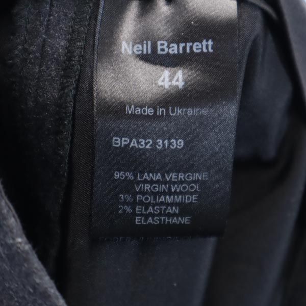 NEIL BARRETT ニールバレット ウールブレンド スラックスパンツ 44 グレー系 メンズ