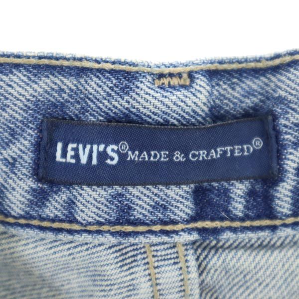 Levi's リーバイス ビッグE BARREL CROP デニムパンツ w26 革紐付き レディース