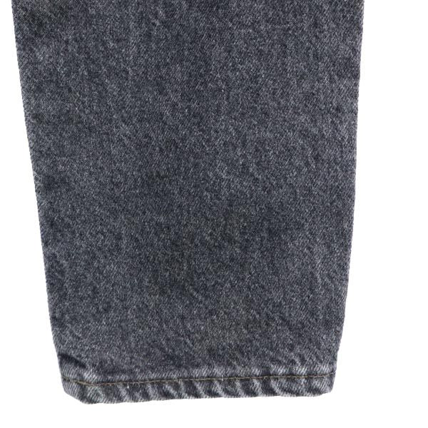 Levi's リーバイス 80s シルバータブ ビッグE 日本製 テーパードデニムパンツ w27 ブラック系 ジーパン レディース