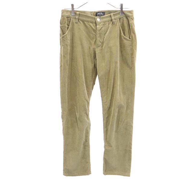A.P.C. アーペーセー コーデュロイパンツ XS 茶系 ボタンフライ メンズ