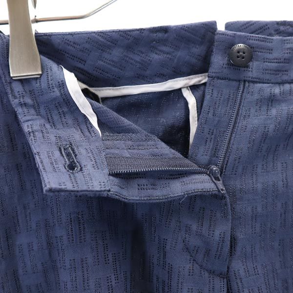 未使用 INCOTEX インコテックス 日本製 クロップドパンツ 40 紺 メンズ