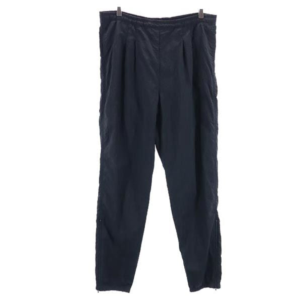 NIKE ナイキ 90s 00s 白タグ ナイロン オールド パンツ M(8-10) 黒 キッズ レディース メンズ