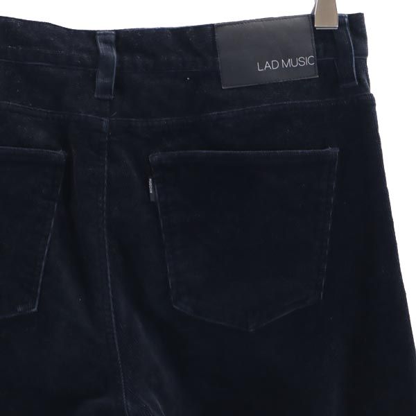 LAD MUSICIAN ラッドミュージシャン コーデュロイパンツ 42 ブラック メンズ