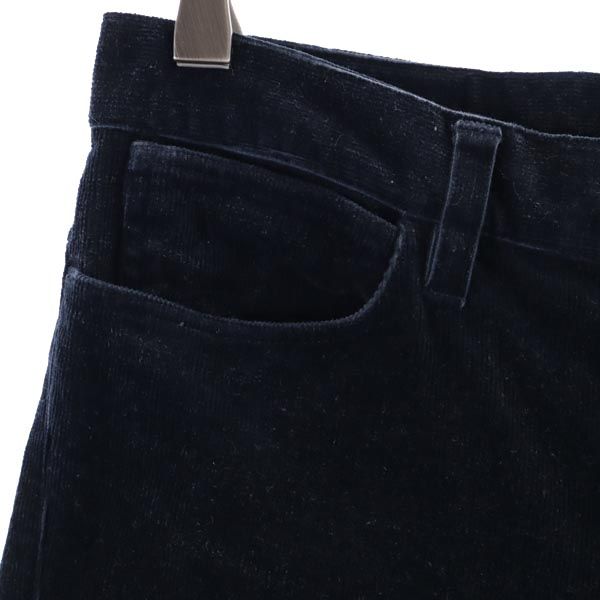 LAD MUSICIAN ラッドミュージシャン コーデュロイパンツ 42 ブラック メンズ