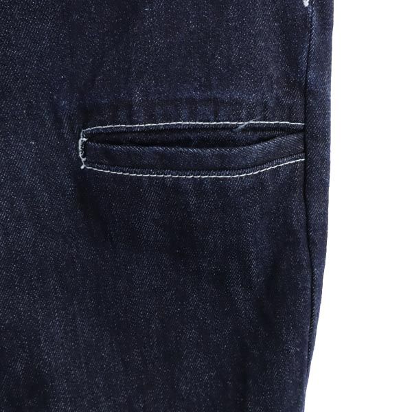 XLARGE エクストララージ ヒッコリー ストレートデニムパンツ W30 ネイビー ジーパン メンズ