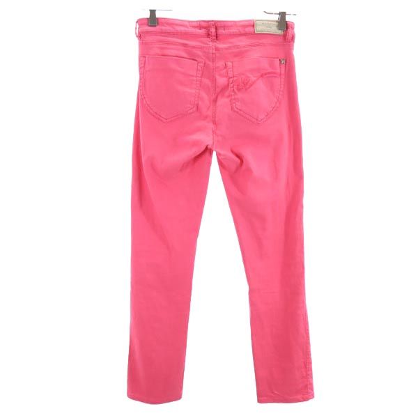 WEEKEND MaxMara ウィークエンドマックスマーラ ロング ストレッチパンツ 38 ピンク系 レディース
