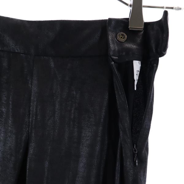 ISSEY MIYAKE イッセイミヤケ ロングパンツ 1 ブラック系 サイド裾ジップ レディース