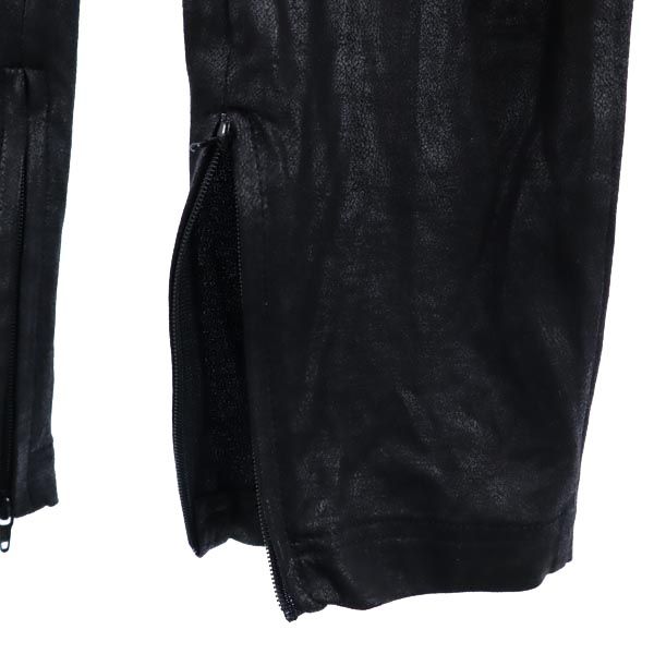 ISSEY MIYAKE イッセイミヤケ ロングパンツ 1 ブラック系 サイド裾ジップ レディース