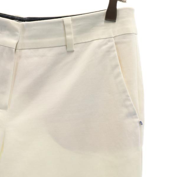 SPORTMAX CODE スポーツマックスコード ビジュー付き パンツ 42 白 レディース