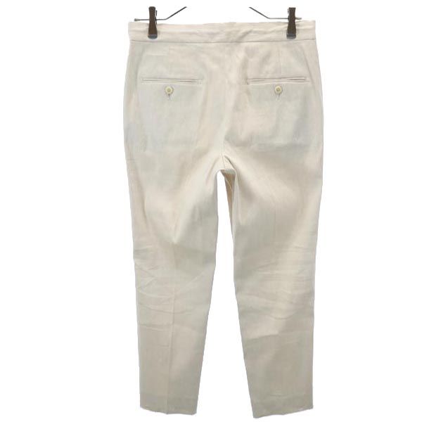 INCOTEX インコテックス リネンブレンド パンツ 40 ベージュ系 レディース