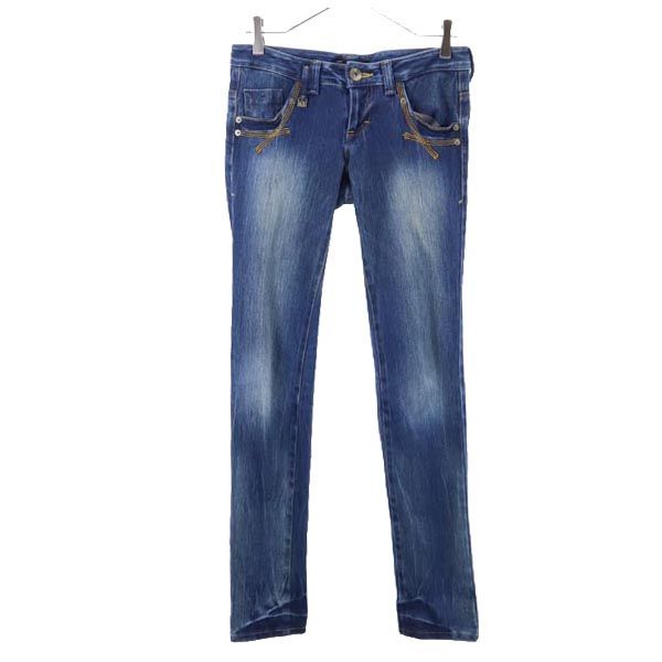 ARMANI EXCHANGE アルマーニエクスチェンジ ストレートデニムパンツ 0 ジーパン ストレッチ レディース