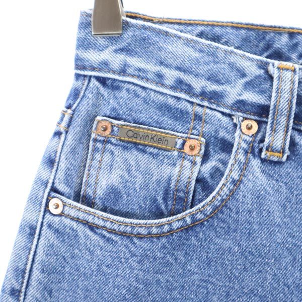 Calvin klein カルバンクライン 90s オールド USA製 デニムパンツ 3 ボタンフライ レディース
