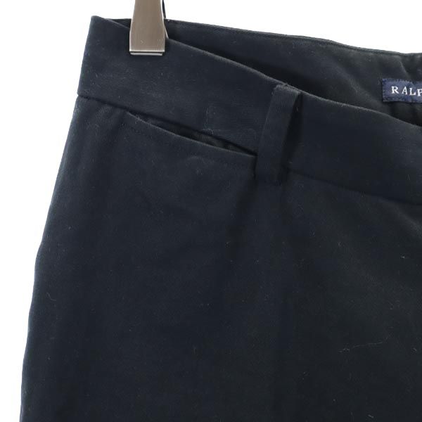 RALPH LAUREN ラルフローレン 日本製 ロング ストレートパンツ 9 黒 メンズ