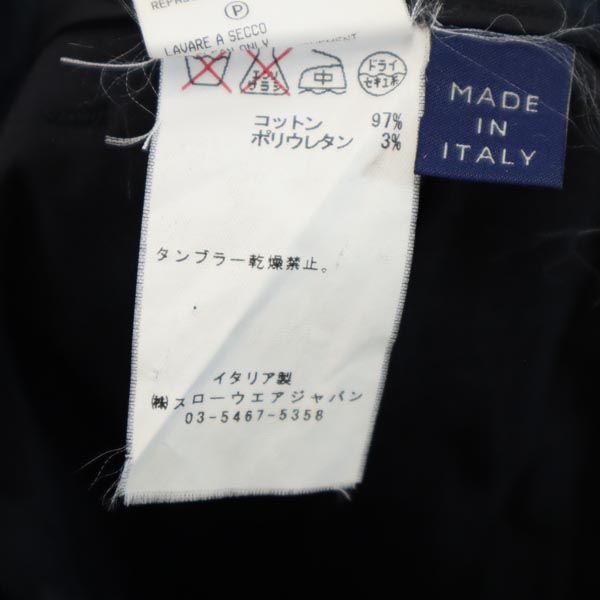 INCOTEX インコテックス イタリア製 サブリナ パンツ 40 紺 レディース