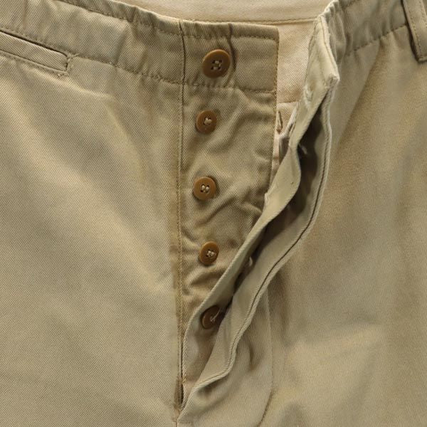 SESSLERMFGCO セスラー チノパンツ W28 ベージュ ボタンフライ メンズ