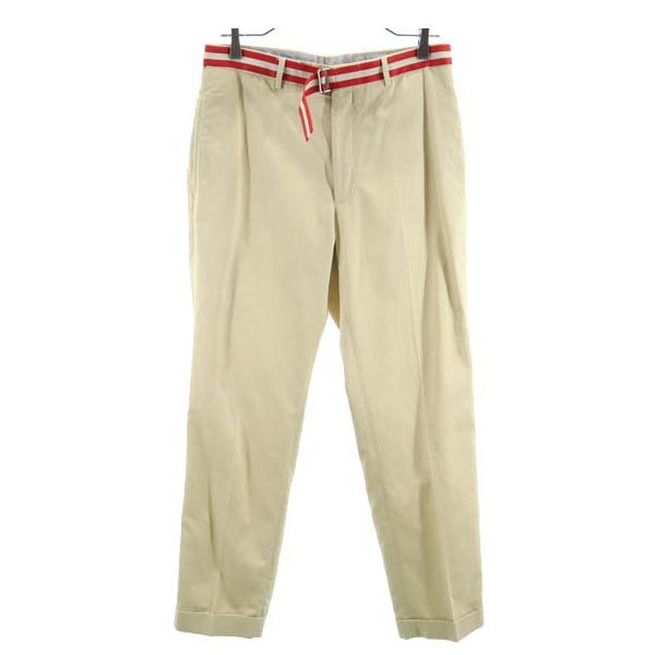 Equipage エキパージュ ストライプ地 コットンパンツ 48 ベージュ メンズ