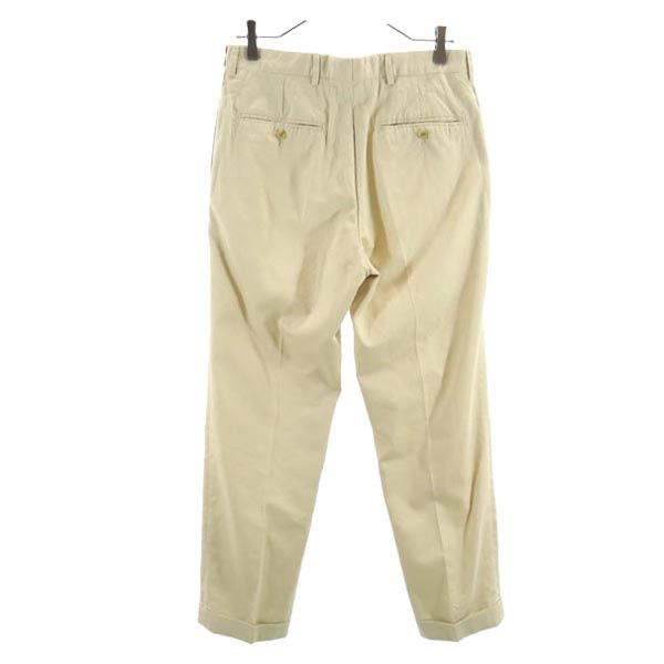 Equipage エキパージュ ストライプ地 コットンパンツ 48 ベージュ メンズ
