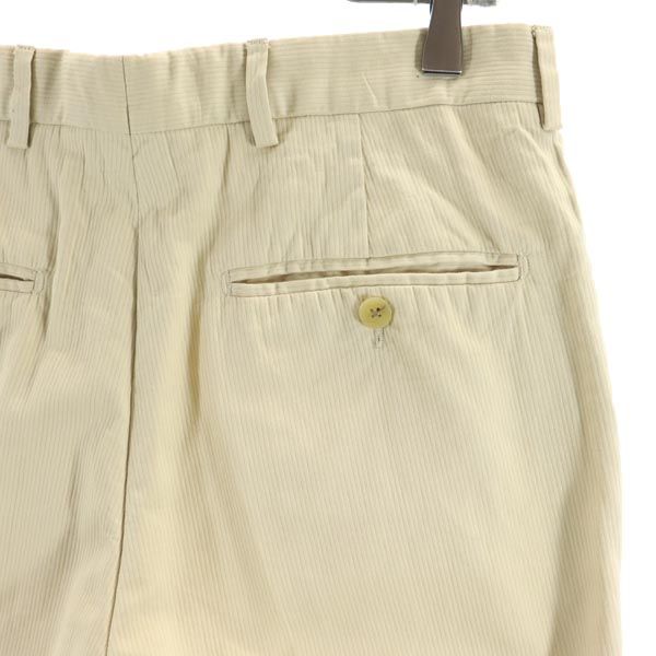 Equipage エキパージュ ストライプ地 コットンパンツ 48 ベージュ メンズ