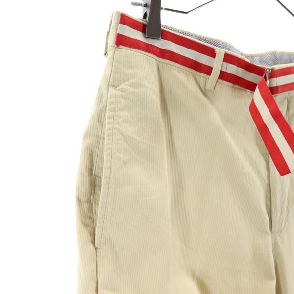 Equipage エキパージュ ストライプ地 コットンパンツ 48 ベージュ メンズ