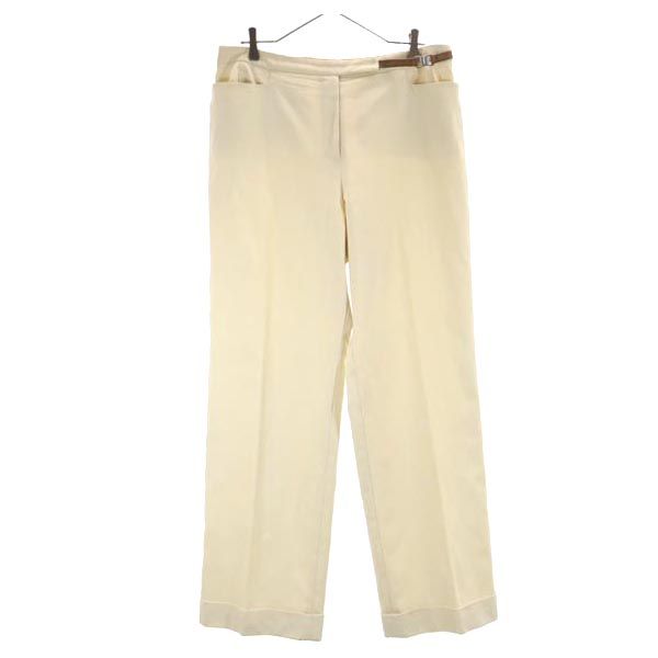 BURBERRY バーバリー 三陽商会 ロングパンツ 17 アイボリー レディース