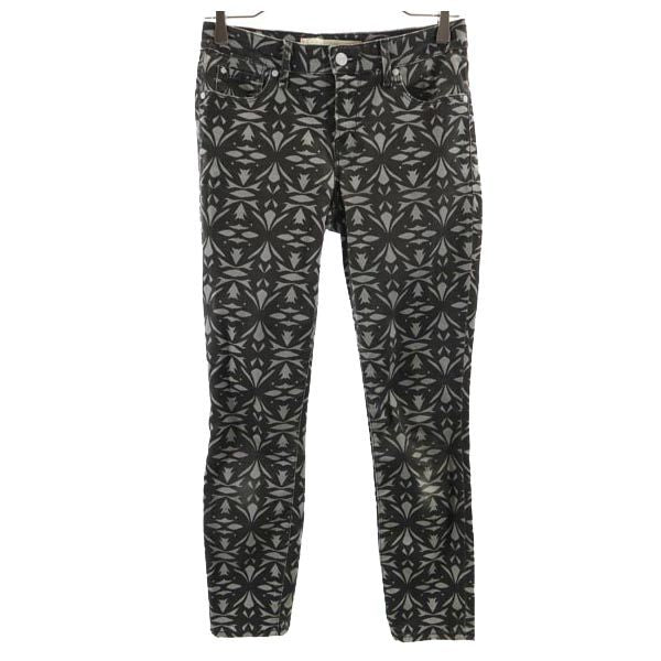 MARC BY MARC JACOBS マークバイマークジェイコブス 総柄 クロップドパンツ w26 グレー系 レディース