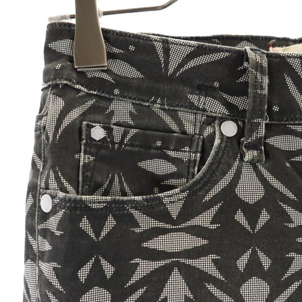 MARC BY MARC JACOBS マークバイマークジェイコブス 総柄 クロップドパンツ w26 グレー系 レディース