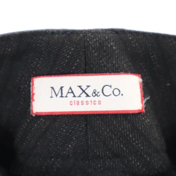 MAX&CO マックスアンドコー ストライプ柄 スラックスパンツ 38 グレー レディース