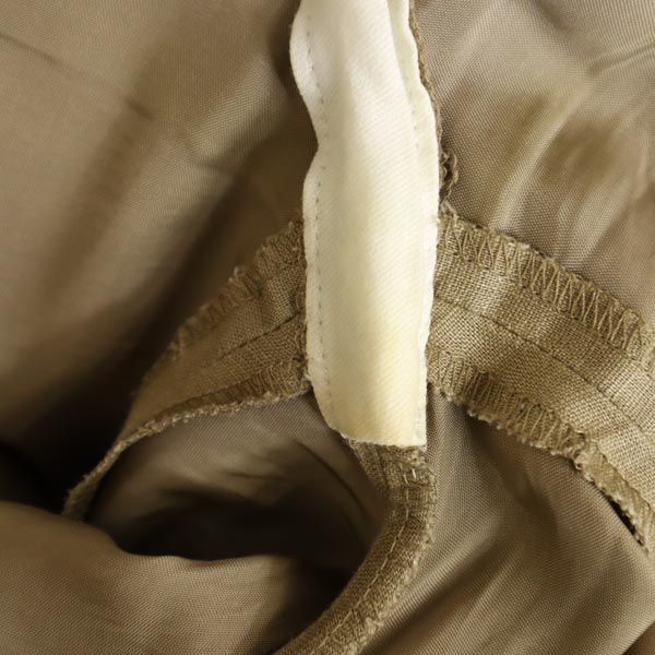 JUNYA WATANABE ジュンヤワタナベ 2007年 コムデギャルソン リネン ワイドパンツ SS 茶系 メンズ