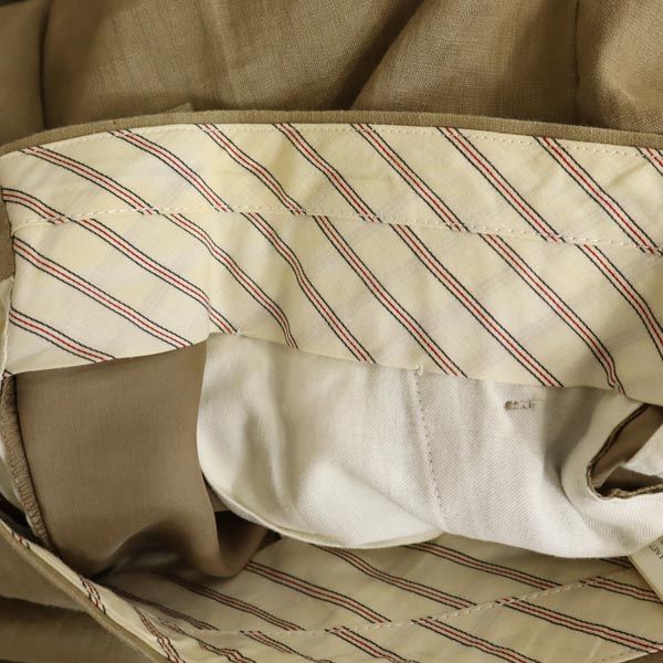 JUNYA WATANABE ジュンヤワタナベ 2007年 コムデギャルソン リネン ワイドパンツ SS 茶系 メンズ