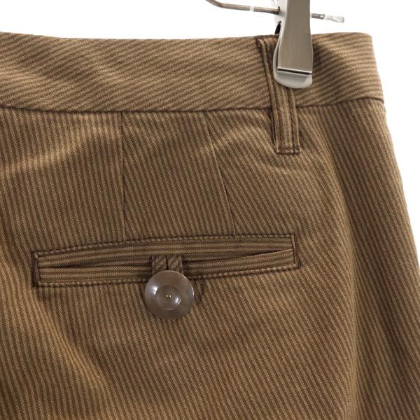 MARC BY MARC JACOBS マークバイマークジェイコブス ストライプ柄 ロング ストレートパンツ 2 ブラウン メンズ