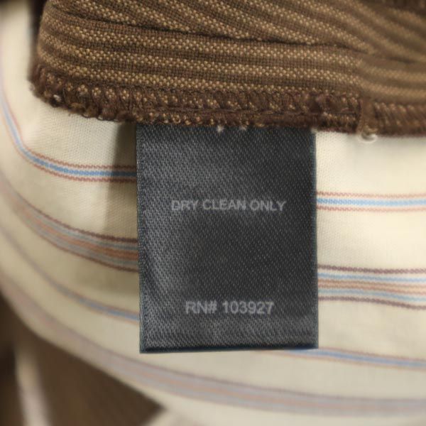 MARC BY MARC JACOBS マークバイマークジェイコブス ストライプ柄 ロング ストレートパンツ 2 ブラウン メンズ