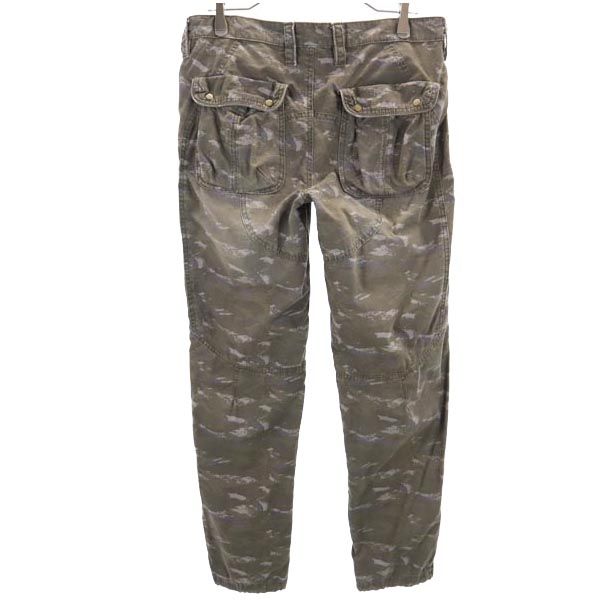 ARMANI EXCHANGE アルマーニエクスチェンジ 迷彩柄 ミリタリーパンツ W30 グレー系 メンズ