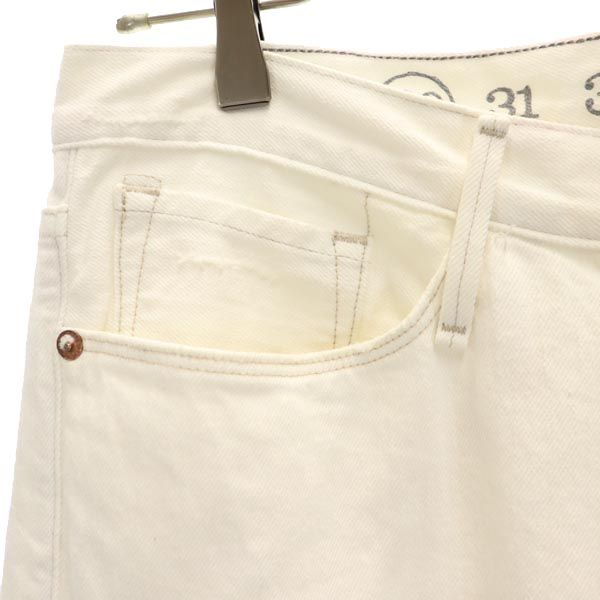 earnest sewn アーネストソーン USA製 デニムパンツ w30 ホワイト ジーパン メンズ