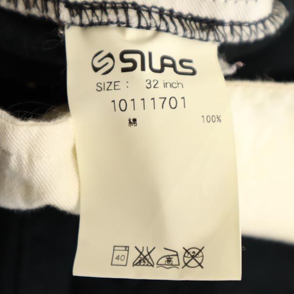 SILAS サイラス クロップドパンツ w32 紺 メンズ