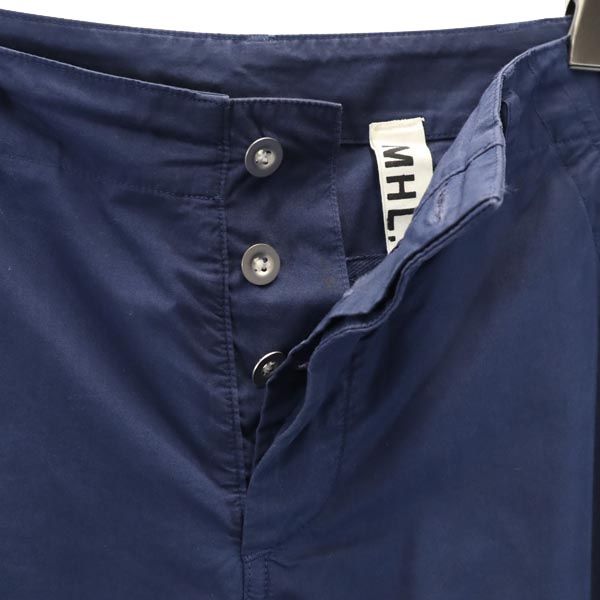 MARGARET HOWELL マーガレットハウエル 日本製 ロングパンツ 2 ネイビー系 レディース